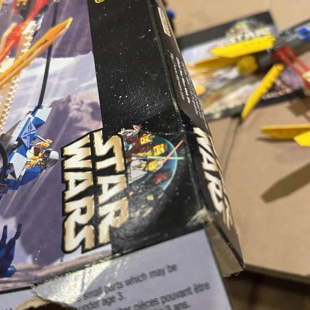 LEGO Star Wars set #7131 Anakin's Podracer Complete Box Instructions Minifigs